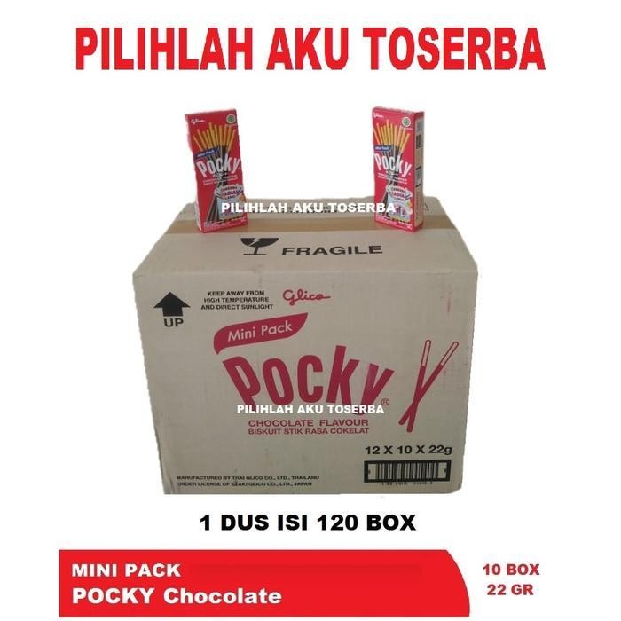 

Glico Pocky Mini Pack Chocolate / Cokelat - ( Harga Per Dus ) Terlaris Best Quality 100% Original