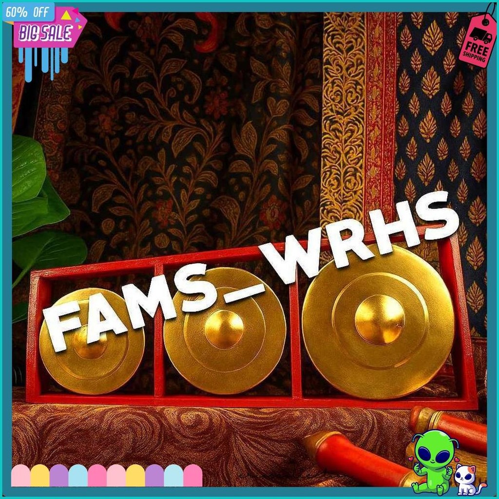 Kenong Isi 3 Kenong Gamelan Mainan Anak Alat Musik Tradisional Berkualitas (Bisa Cod)