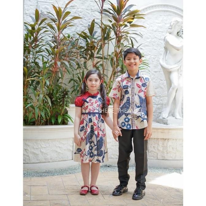 Akemi Kids Batik Cheongsam - (Available Couple Adult & Kids ) Chinese New Year