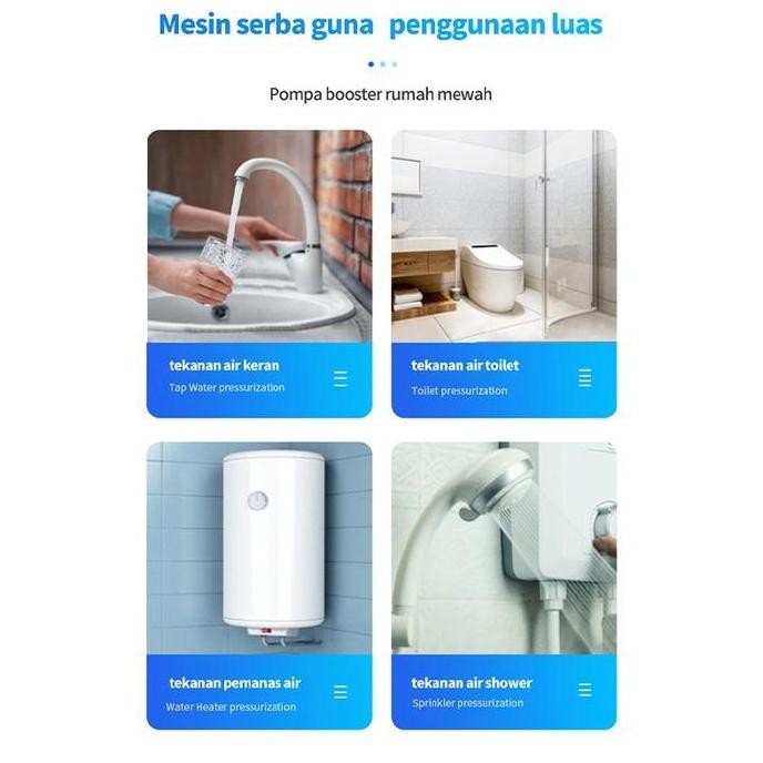 Pompa Pendorong 150 Watt Mesin Pompa Otomatis / Booster Air Pendorong Otomatis/Rumah Tangga Otomatis