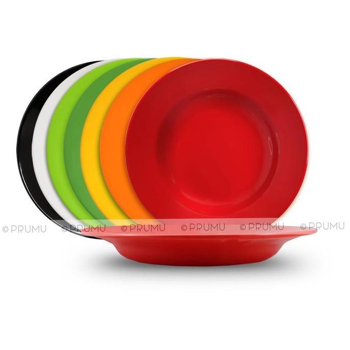 Piring Kecil Melamin 7 Inch - Piring Snack - Piring Saji - Piring Kue Allshop