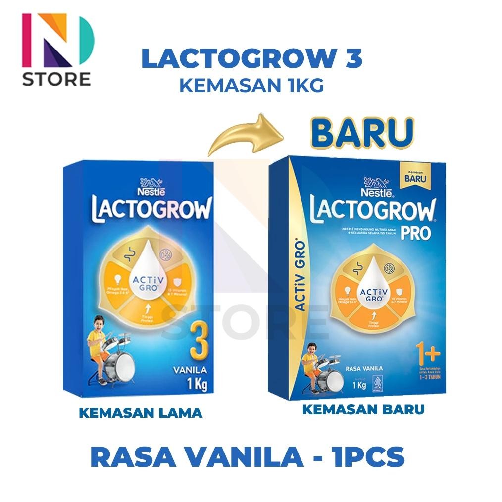 Viral Lactogrow Pro 1+ Vanila Madu 1 Kg Rq-56