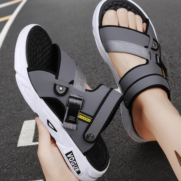 Sandal Kulit Pria 2025 Kece Sandal Pria Slip On Sandal Pria Keren Slop Sandal Cowok Kekinian 2025 Sa