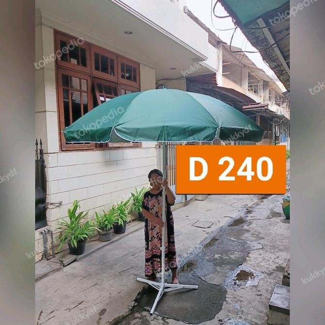 payung tenda jumbo anti uv 240cm 260cm 280cm