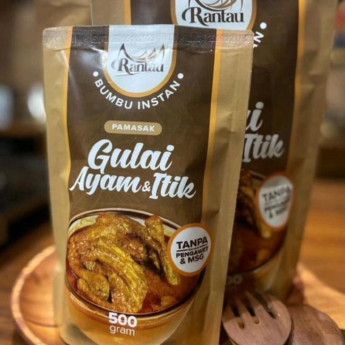 

[PAMASAK RANTAU]Bumbu Instan gulai Ayam dan itik 500gram
