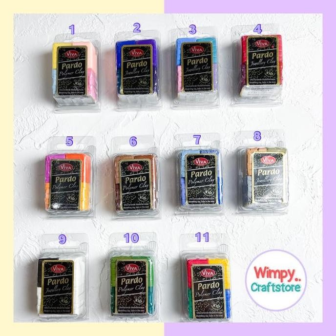 

Promo Paket Polymer Clay PARDO Jewellery Clay Modeling Clay Aksesoris Fimo COD