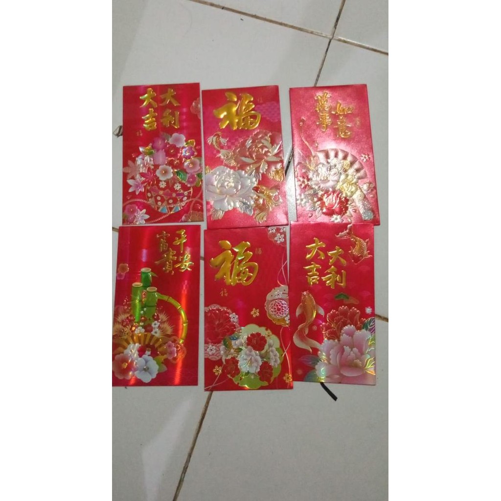

*#*#*#*#] 6 PCS ANGPAO ANG PAO IMLEK MERAH METALIK CHINESE NEW YEAR
