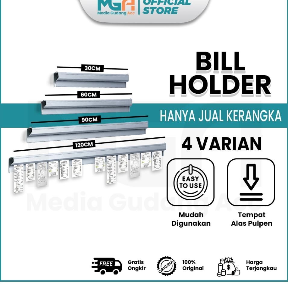 

Bill Holder Capitan Nota Receipt Holder Cheer Holder Penjepit Kertas Bon Bill Bill Holder Restaurant Caf