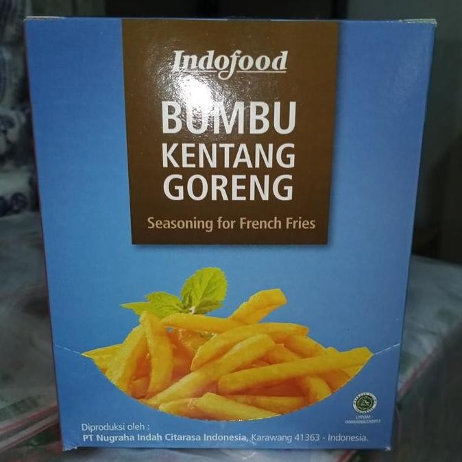 

Bumbu Kentang Goreng Indofood Rasa Keju 1 Box Isi 12 Saset AS