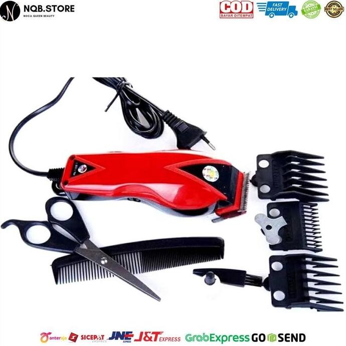 Promo Alat Potong Rambut - Mesin Cukur Rambut Listrik Praktis Set Gunting COD