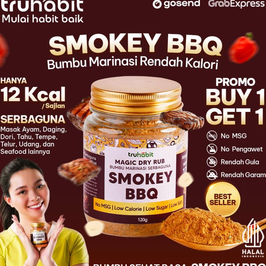 

Truhabit Magic Dry Rub Smokey Bbq Bumbu Bumbu N Dry Rub Bumbu Marinasi Ayam Daging Bumbu Dapur Bubuk Lengkap Tanpa Msg Pengawet Rendah Kal