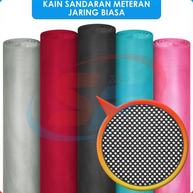 Kain sandaran Mesh Tebal Jaring biasa (PER METER)