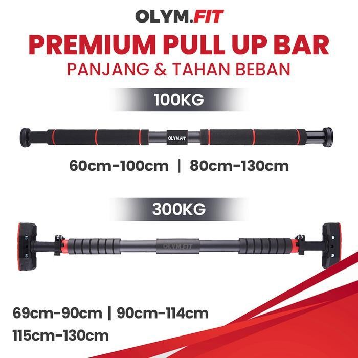 300 Kg Pull Up Bar Dinding Tanpa Bor Dinding Chin Up Bar Push Up Bar