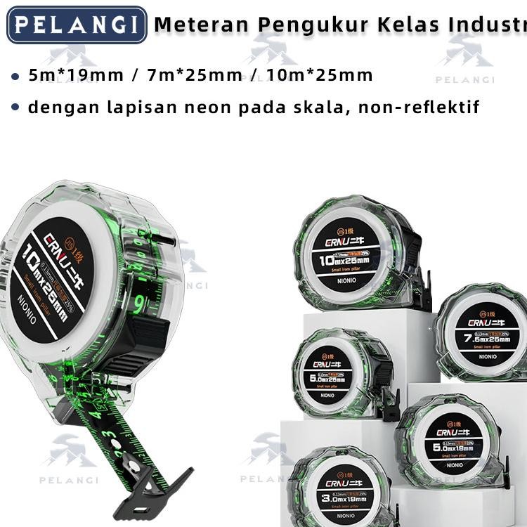 

Usefultools 10M Penggaris Neon Berteknologi Hitam Meteran Anti Karat Dengan Pita Pengukur Menebal Penggaris Meteran Tukang 10 Meter Tahan Banting Meteran Pengukur Kelas Industri Presisi Tinggi Alat Ukur Meteran