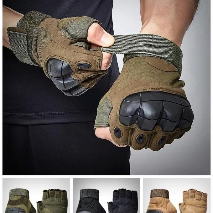 Sarung Tangan Olahraga Beladiri Knuckle Pad Glove Tactical Gloves