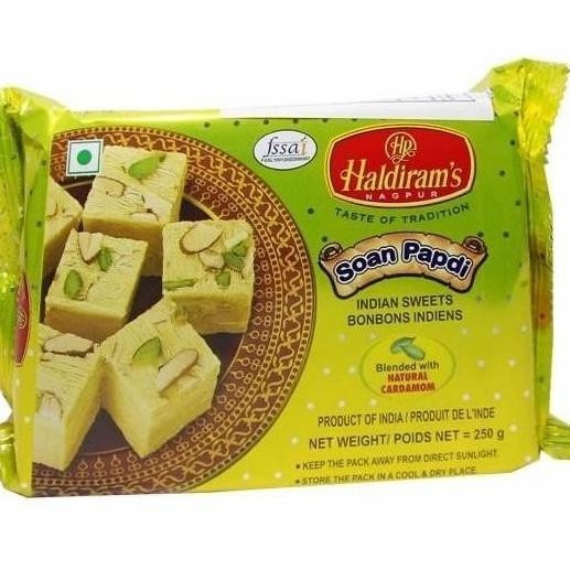 

siap kirim] Soan Papdi Cardamom Haldiram Sweets / Manisan India Haldirams Kapulaga