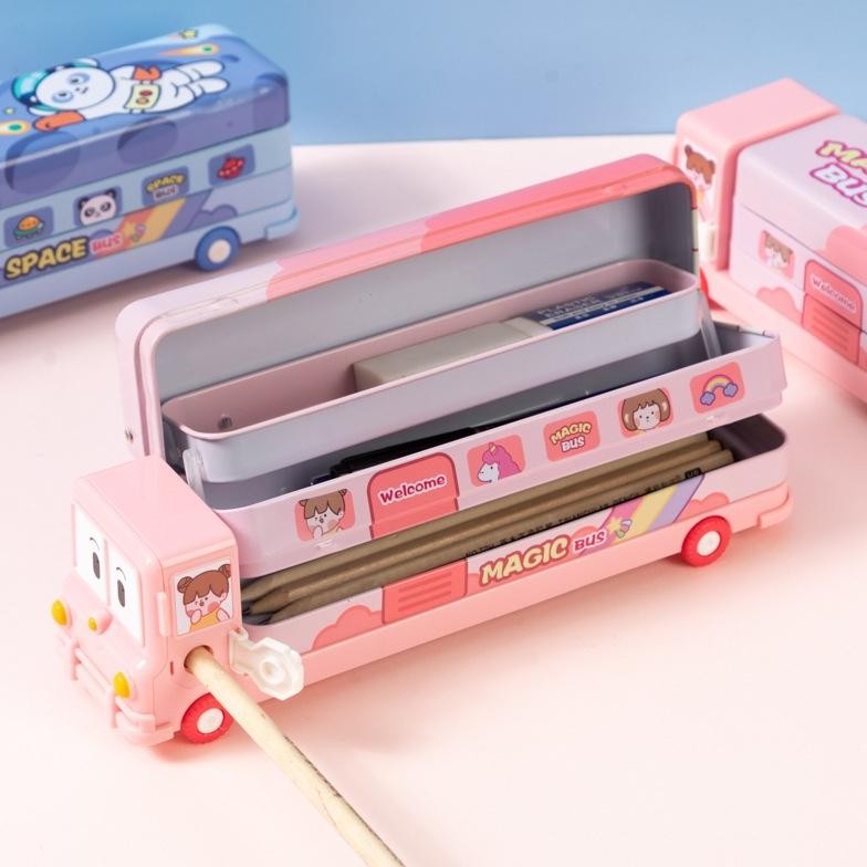 

Hj-43 [ Grosir Atk] Kotak Pensil 3 Tingkat + Pengserut Karakter Tayo Little Bus Astronot Dan Unicorn Edition Lucu / Tempat Pensil 3 Susun + Rautan Bentuk Mini Bus Gambar Unicorn Dan Astronot / Tempat Pensil Mobil Mainan Lg Hj-43
