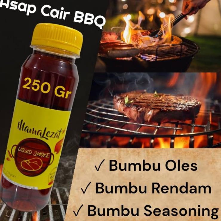 

Mamalezat Seasoning Smoke Flavor 250 Gram Perasa Panggang Matang Terbakar