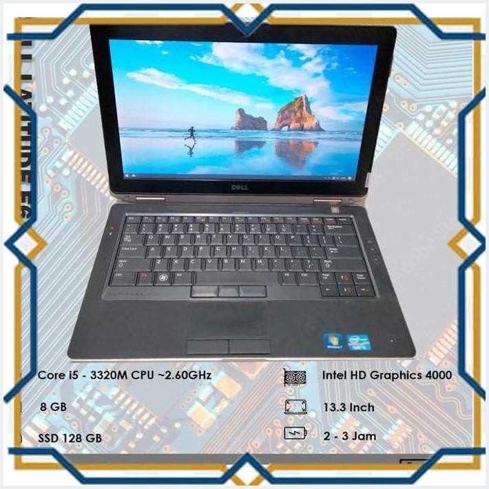 [ART] DELL LATITUDE E6330 - CORE I5 - RAM 8 GB - SUDAH SSD