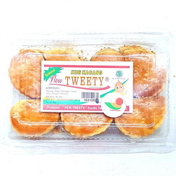 

Buruan beli] NEW TWEETY KUE KACANG ISI 21 biji | ASLI KHAS MAGETAN KERING HALAL MUI