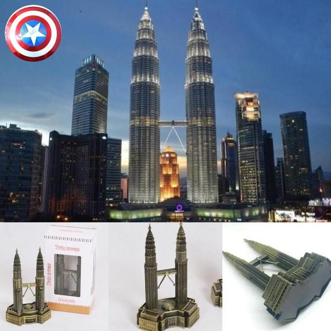 Update Miniatur Petronas twin Tower Malaysia lapaku72 Murah