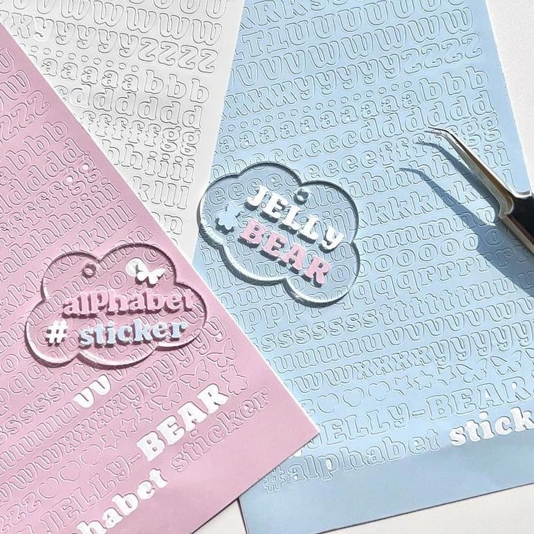 

3Pcs Cute Colored Alphabet Letter Sticker Album Diary Diy Scrapbooking Journal Decorative Material Stickers