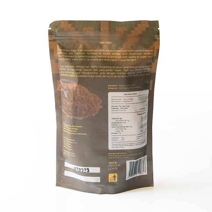 

JH8 Tambiyaku, Sorghum Sugar ( Gula Sorghum ) 500gr