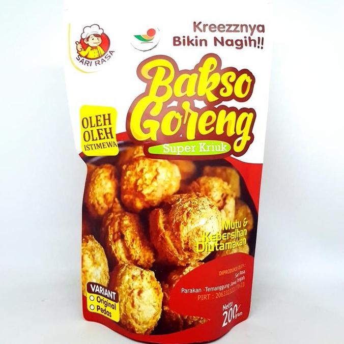 

*****] SARI RASA BAKSO GORENG SUPER KRIUK 200gr | KRIPIK KERIPIK BASO ASLI