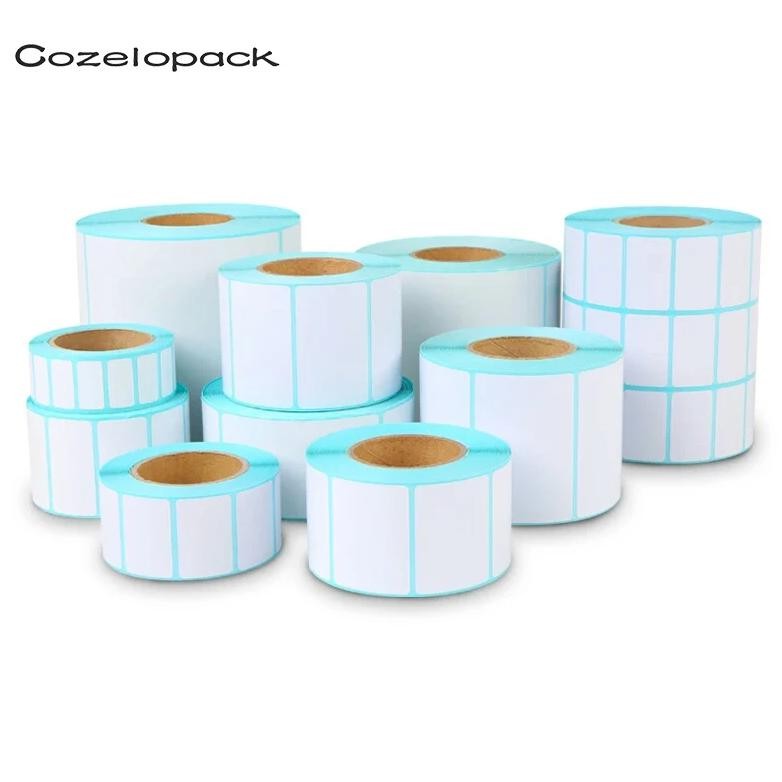 

19 Sizes Label Stickers Barcode Sticker Label For Zebra Paper Adhesive Sticker Supermarket Blank Sticker