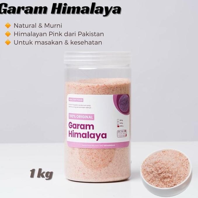 

JH8 GARAM HIMALAYA PINK PAKISTAN 1kg Himalayan Salt Ping Garem Pegunungan Himalaya Kesehatan