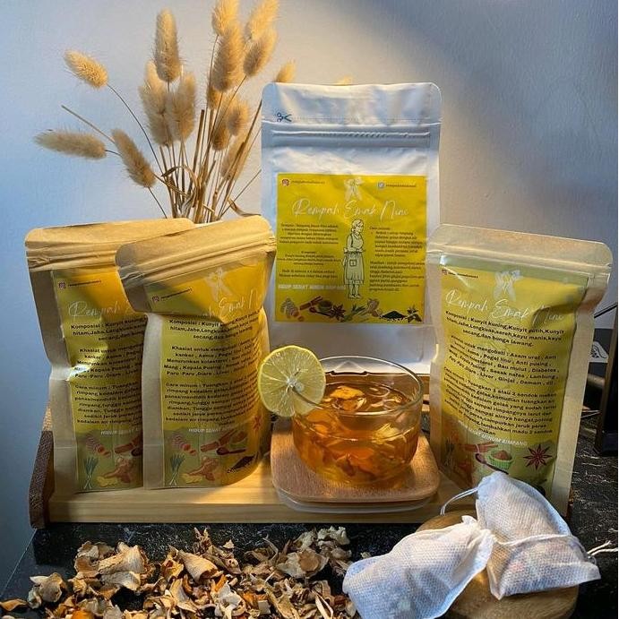 

JH8 Paket Rempah Hemat 4 Pack ( 1 Pack rimpang Celup 3 pack rimpang Seduh ) Organik