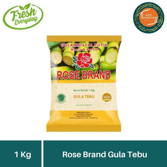 

JH8 Rose Brand GULA TEBU Putih 1 kg Gula Pasir Kristal Putih Pack KUNING