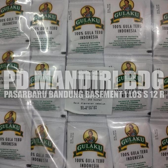 

JH8 GULAKU SACHET 8 GR ISI 250