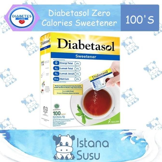 

JH8 Diabetasol Sweetener Zero Calories Isi 50s / 100s