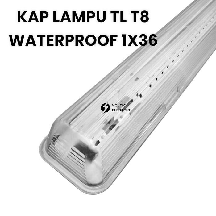Kap Lampu Tl Waterproof 1X36 Ip65 Housing Lampu Tl Waterproof 1X16 Led T8 120 Cm Original Dan Terper