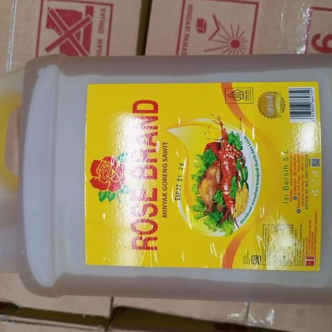 

JH8 Minyak goreng rose brand 5 liter dirijen Oil