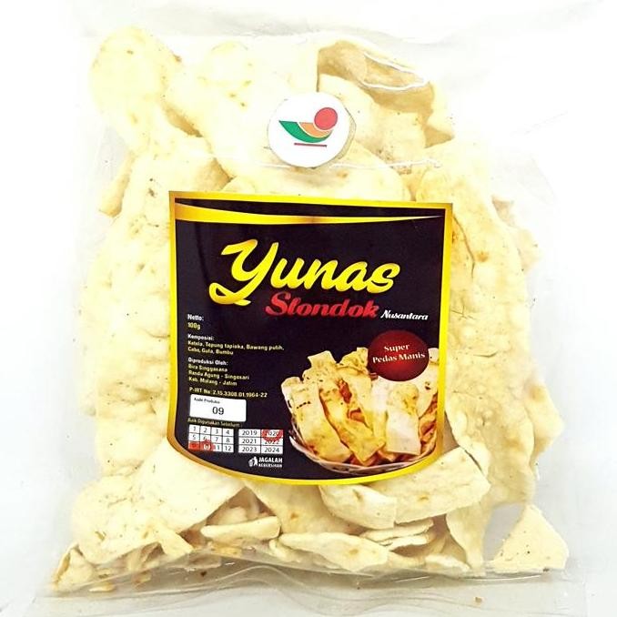 

$$$$] YUNAS SLONDOK SUPER PEDAS MANIS 100gr | KRIPIK KERIPIK KETELA TELO UBI