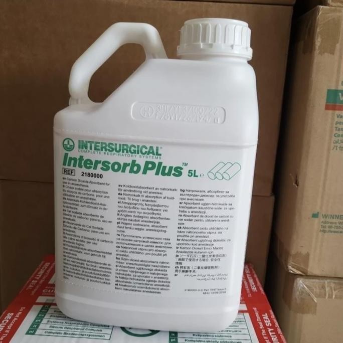 

TERSEDIA Sodalime 5Liter / Soda Lime 5 L / Intersorb Plus 5Kg Intersurgical