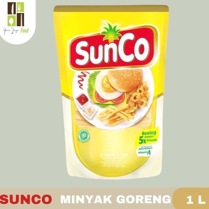 

JH8 Sunco Minyak Goreng Kemasan Pouch 1 Liter / 2 Liter