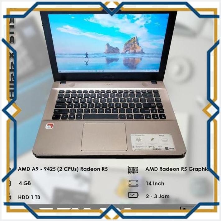 [ART] ASUS X441BA - AMD A9 - RAM 4 GB - DESAIN