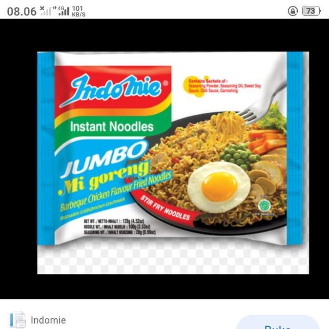 

(Expert) indomie goreng jumbo ayam panggang @ 127g