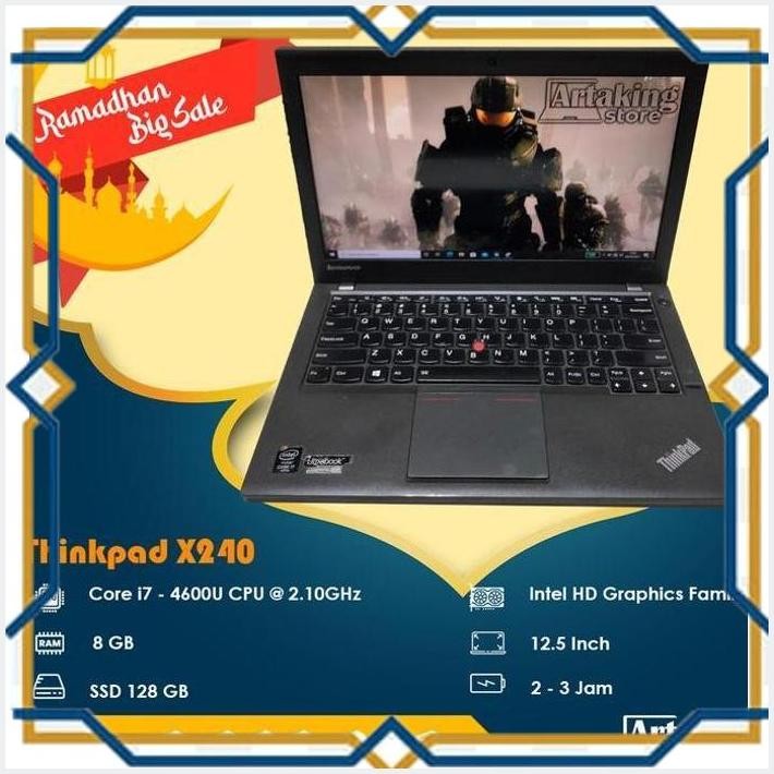 [ART] PROMO RAMADHAN - LENOVO THINKPAD X240 - RAM 8 GB - SSD 128 GB - MURMER