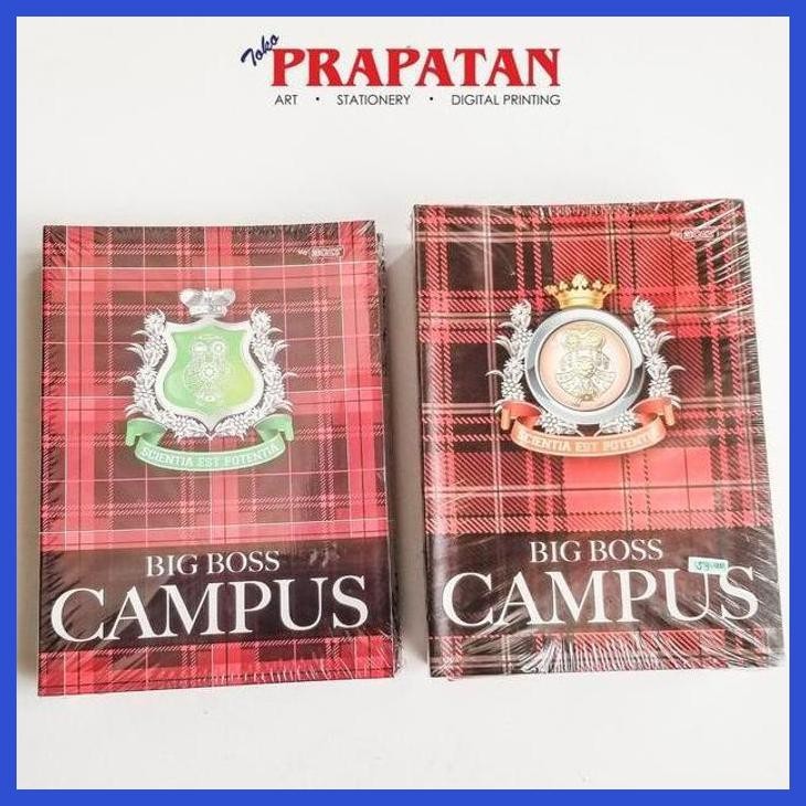 

( SEKOLAH / LUKIS ) COD BUKU TULIS BIG BOSS CAMPUS 50 LEMBAR (10 BUKU) (SENI / MENGGAMBAR / ART / KERAJINAN ) GOOD QUALITY