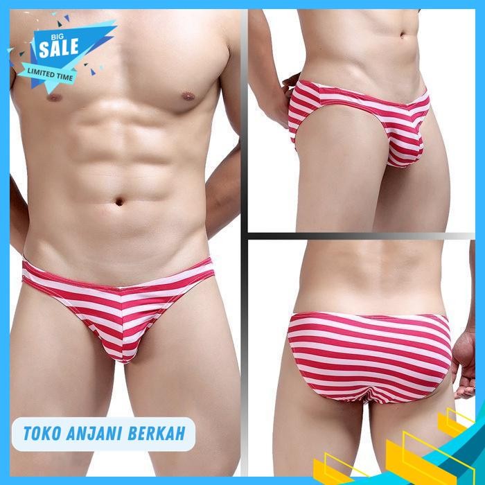 CELANA DALAM SEKSI PRIA MEN SEXY UNDERWEAR BRIEF STRIPE C / CELANA DALAM SEKSI PRIA MEN SEXY UNDERWE