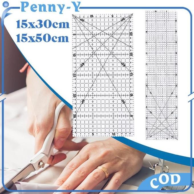 

Penggaris Jahit Quilting Ruler Patchwork Ruler Penggaris Pola Gs