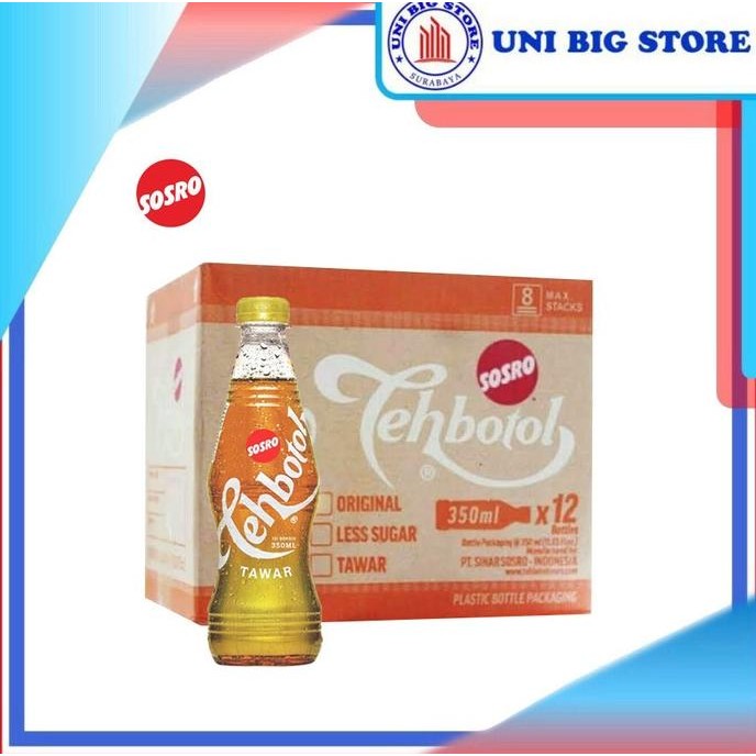 

(Expert) Teh Botol Sosro Tawar 350 ml x 12 pcs DUS Unsweetened Jasmine Tea