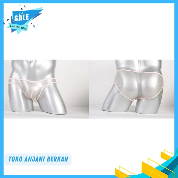 TRANSPARENT MEN BRIEF CELANA DALAM SEGITIGA PRIA GRAY CG / TRANSPARENT MEN BRIEF CELANA DALAM SEGITI