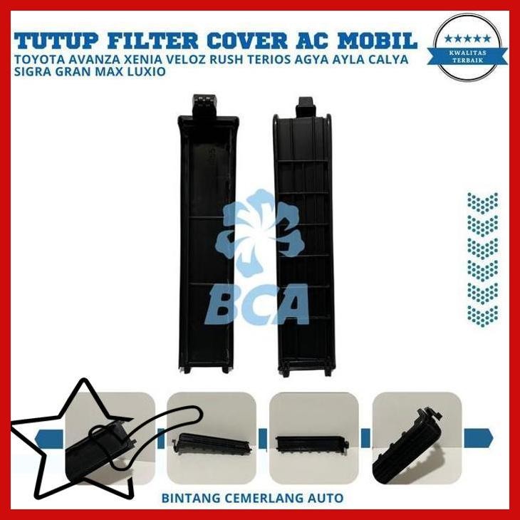 [TGA] TUTUP FILTER AC MOBIL AVANZA RUSH VELOZ XENIA TERIOS IMITASI