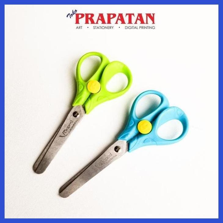

( SEKOLAH / LUKIS ) DISCOUNT MAPED SECURITY 3D SCISSORS 13CM / GUNTING ANAK (SENI / MENGGAMBAR / ART / KERAJINAN ) PRIVASI AMAN