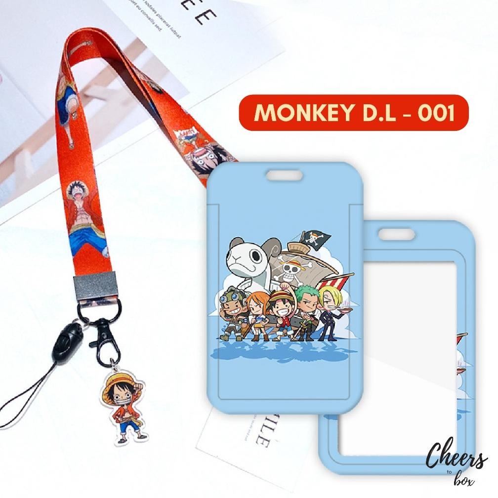 

Terlaris [N003] Moneky D. Luffy One Piece Card Holder Tali Lanyard Akrilik / Name Tag Tali Hp / Tempat E-Money Fth-56